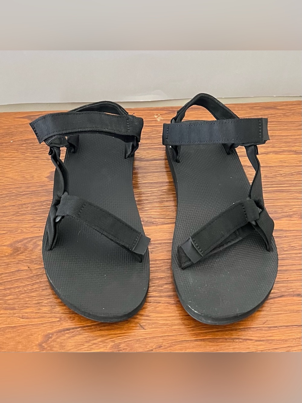 Teva Women's Black Adjustable Strap Sandals